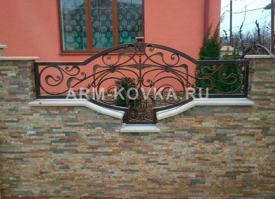 Кованый забор КЗ-12