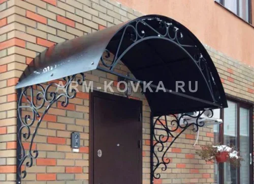 Кованый козырёк КН-1