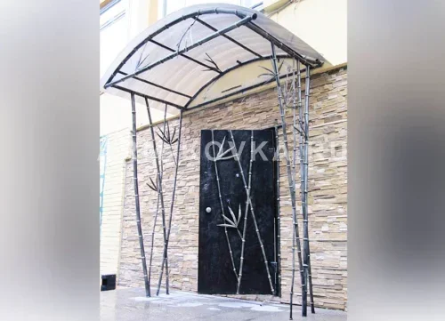 Кованый козырёк КН-10