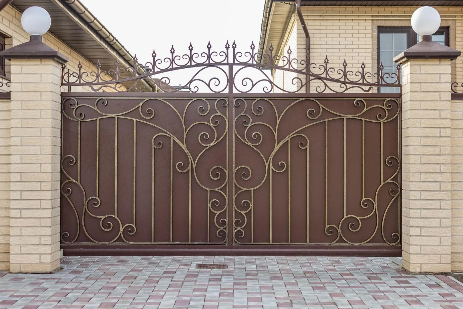 Кованые ворота КВ-015 — фото 1